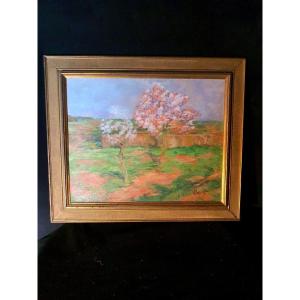 Painting Landscape Manner Of Achille Laugé. 
