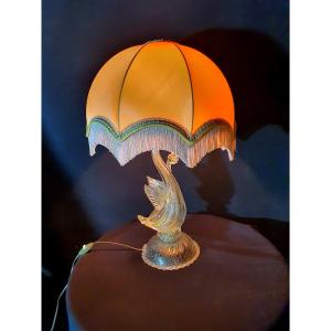 Murano Glass Lamp By Seguso.