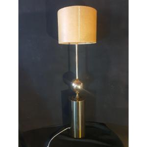 Large Lamp Attributed To Philippe Barbier.