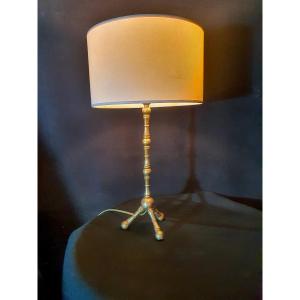 Bronze Lamp In The Spirit Of Maison Baguès. 