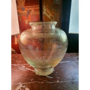 Large Art Deco Vase, Daum.