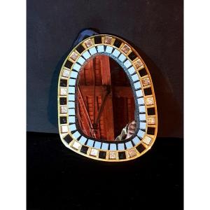Vintage Mirror From Mithé Espelt School. 