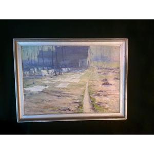 Painting From The Belgian School Of Carl Werlemann 