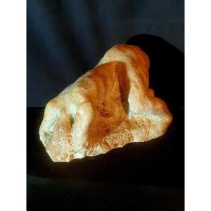 Marble Sculpture Of A Woman By Paul Hubay. 