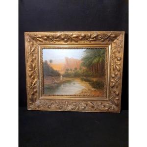 Orientalist Landscape Painting 