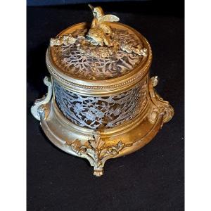Napoleon III Bronze Jewelry Box 