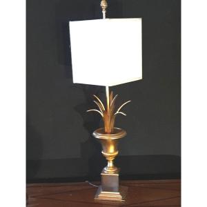 Maison Charles Gilted Bronze Lamp.