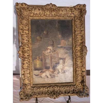 Cats Painting L David