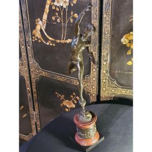 Mercury Bronze Sculpture Jean De Bologna.
