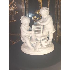 Biscuit Porcelain Children Group.