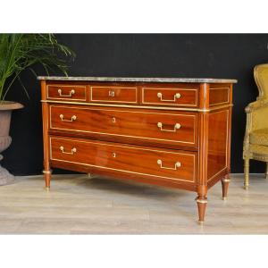 Louis XVI Mahogany Commode