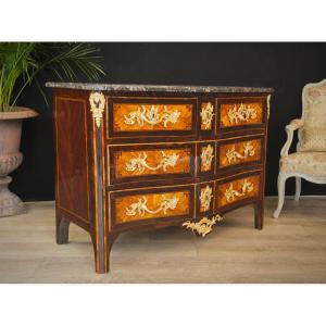 Louis XV Commode Stamped Lapie