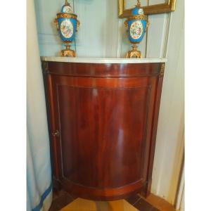 Corner Mahogany Louis XVI Style.