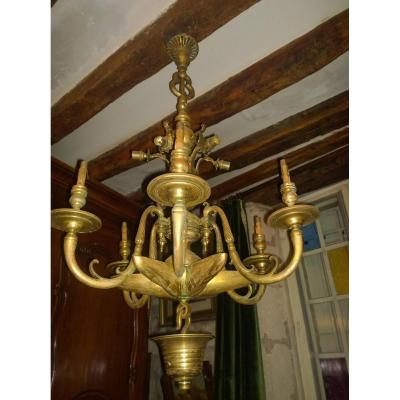 Synagogue From Chandelier Brass And Bronze