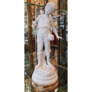 Biscuit Representing A Young Sinner - In The Taste Of Sèvres, 19th Century Period.