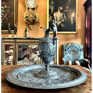 The Arts, Ewer And Its Basin By Jules Brateau