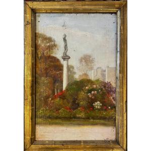 Park View, 19th Signed Painting
