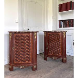 Pair Of Stumpff Stamped Corners