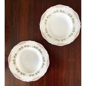 Pair Of Sevres Porcelain Plates