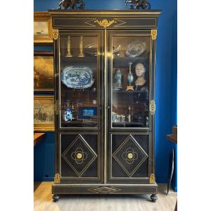 Louis XIV Library In Lacquered Wood