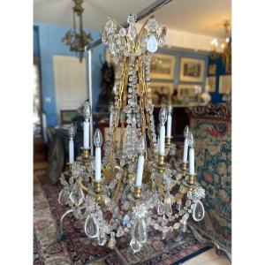 Large Chandelier By Eugene Mottheau