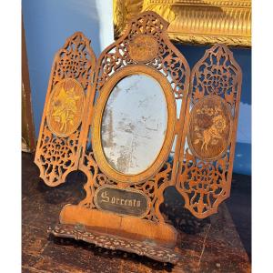 Sorrento Marquetry Travel Mirror