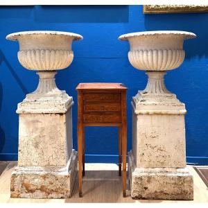 Pair Of 19th Century Cast Iron Washbasins