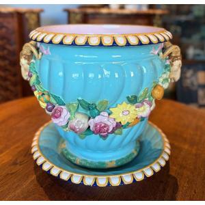 Large Ceramic Planter From Minton