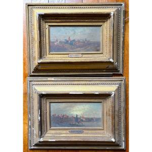 Alexander Von Bensa, Empress Sissi On A Fox Hunt