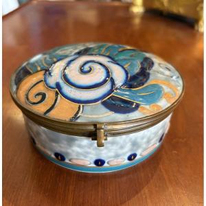 Limoges Art Deco Porcelain Taraud Box