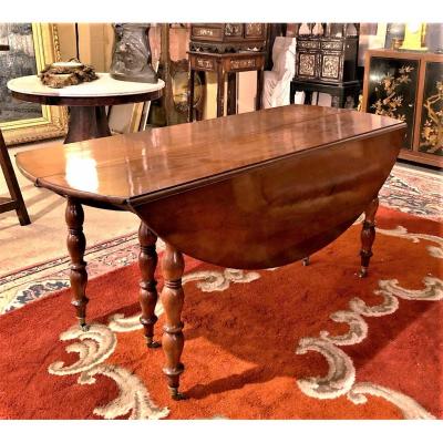 Large Mahogany Empire Period Table