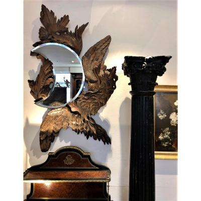 Large 19th Dragon Mirror