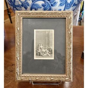 18th Century Erotic Engraving - Curious