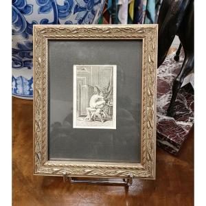 18th Century Erotic Engraving - Curious