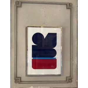 Signed, Dated And Numbered Engraving, Jo Delahaut 1971, 91/100