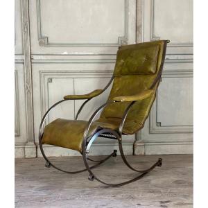 Rocking-chair After Peter Cooper 1950 Edition By Winfield
