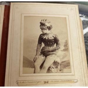 Collection Of 39 Photographs Of Singers, Actresses And Gymnasts Between 1870 And 1880