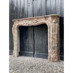Regency Style Fireplace In Rance Marble, Circa 1880