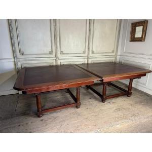 Pair Of Mahogany Library Tables, Circa 1880