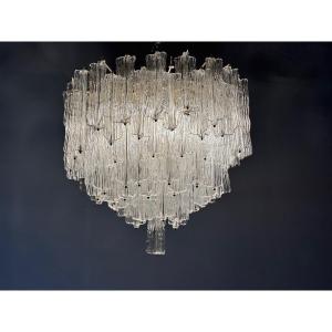 “free Form Chandelier” By Venini, Model Created In 1968 By Osvaldo Borsani 