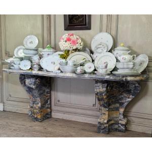 Large Porcelain Service, Tertia Model, Herend, Early 20th Century, Approximately 200 Pieces