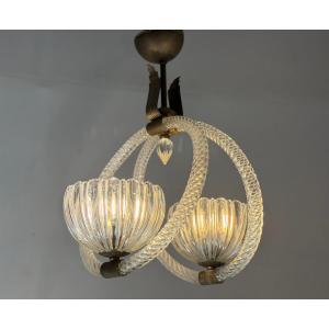 Venetian Chandelier In Murano Glass, Circa 1950