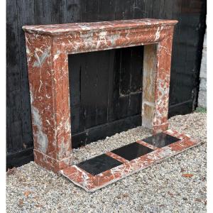 Louis XIV Style Fireplace In Rance Marble, Circa 1880 