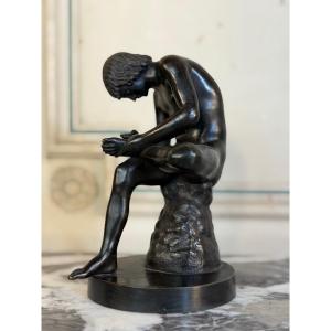 Spinario, Or The Thorn Puller, Bronze After The Antique, 19th Century