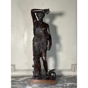 Wounded Amazon, Bronze After The Antique, Barbedienne Cast, 19th Century