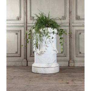 Carrara Marble Planter In The Louis XVI Style, Circa 1880