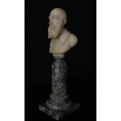 Alabaster Bust Late XIXth Century, Italy