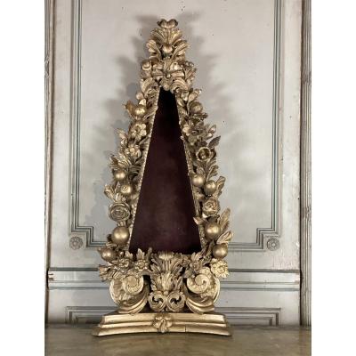 Reliquary Carved Wood Frame, Late Eighteenth Century