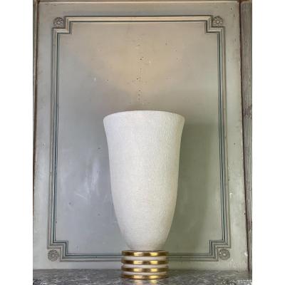 Art Deco Stoneware Lamp Around 1940