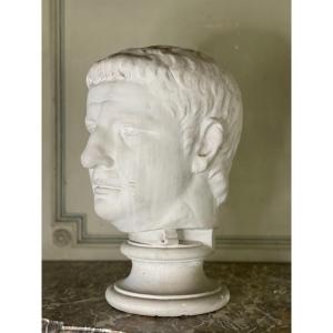 Plaster Bust Of A Roman Emperor